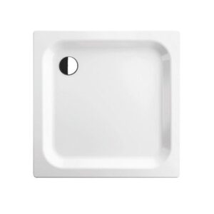 Bette 900 Square Enamelled Steel Shower Tray-900x900 Rear Waste
