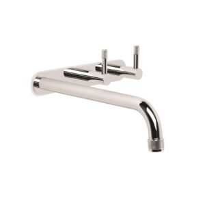 Brodware Yokato Knurled Lever Wall Set on Plate
