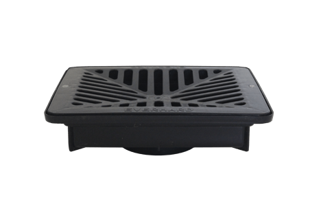 Everhard Flo-way Shallow - Black Polymer Grate