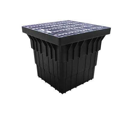 Everhard Series 450 Polymer Stormwater Pit - Galvanised Grate
