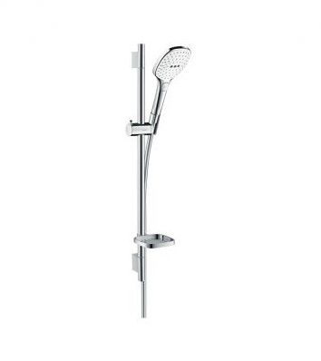 Hansgrohe Raindance Select E120 Rail Shower - White/Chrome.