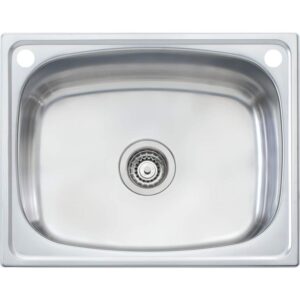 Oliveri 45L Laundry Tub-1 Taphole with Bypass