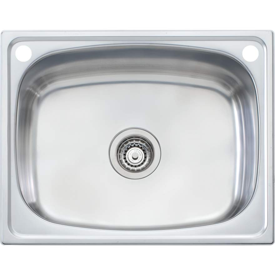 Oliveri 45L Laundry Tub-1 Taphole with Bypass