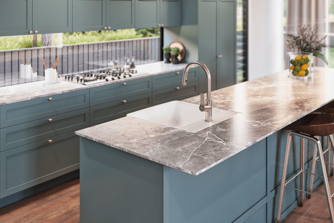 Villeroy & Boch Architectura spray kitchen mixer brushed nickel.