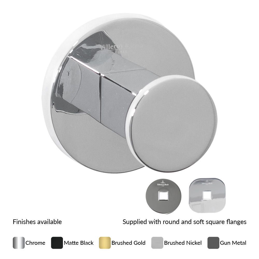 Villeroy & Boch Architectura Soho Robe Hook-Chrome
