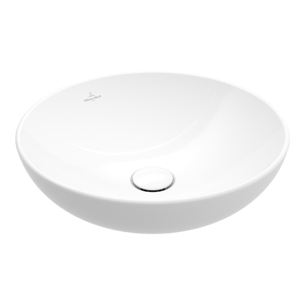 Villeroy & Boch Loop Slim Round Vessel-380mm-Gloss White