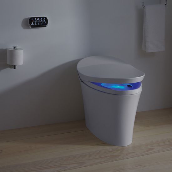 Kohler Veil intelligent wall face bidet toilet.