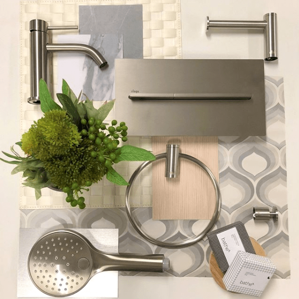 Bathroom Butler Stainless Steel finish flatlay.