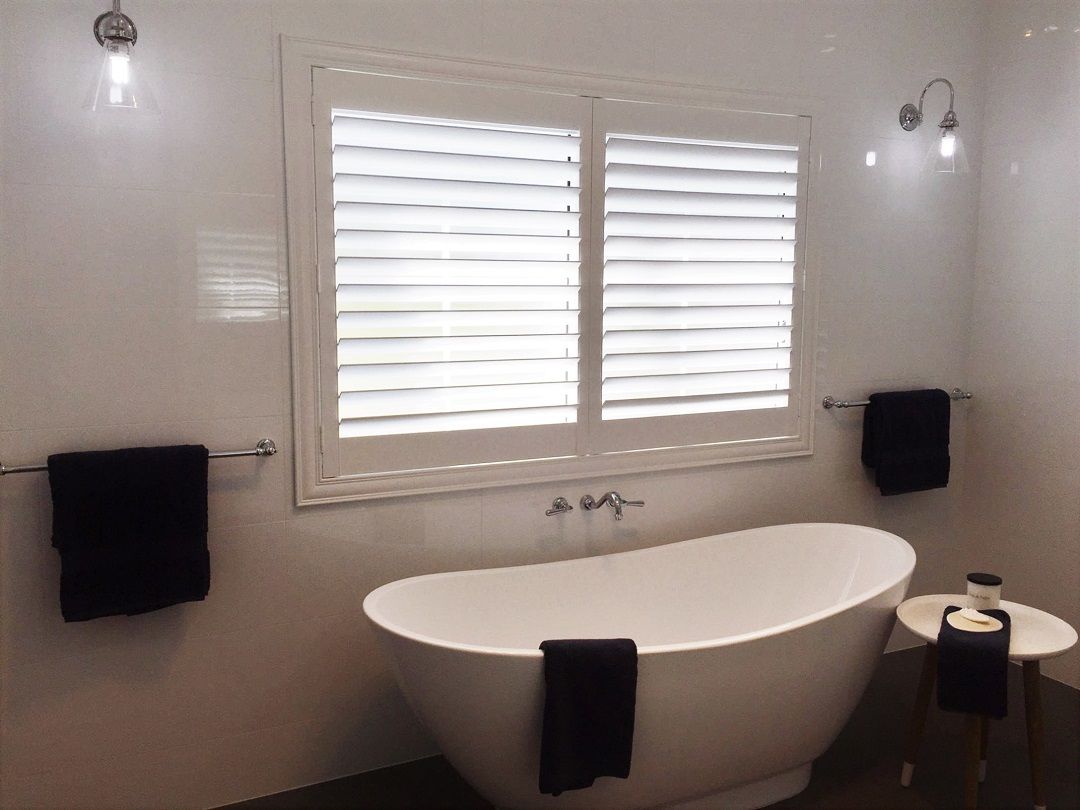 Hamptons bathroom design.