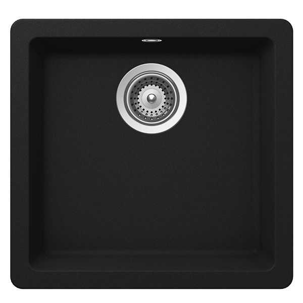 Abey schock quadro onyx small single bowl sink.