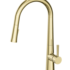 Nobel plus pull down sink mixer brushed gold