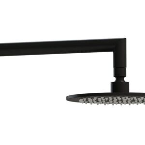 Harmony bassini wall shower black