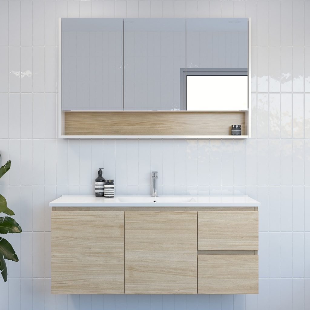 Timberline nevada 1200 wall hung vanity with alpha ceramic top.