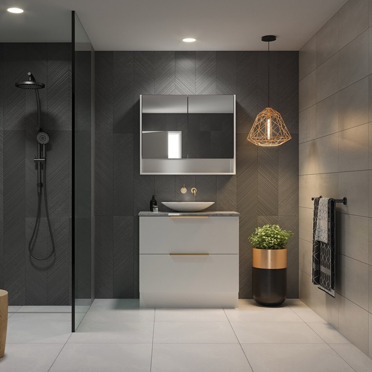 Timberline nevada plus silk surface floorstanding vanity.
