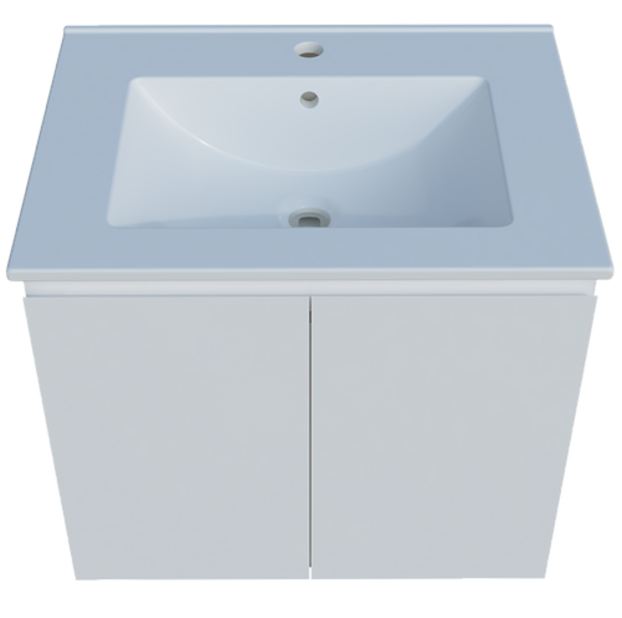 Timberline harmony bassini 600 wall hung vanity