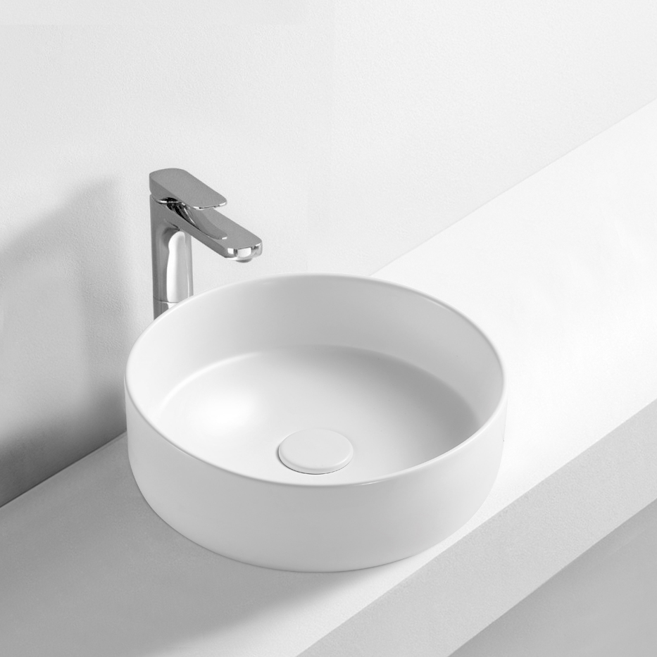 Harmony bassini round vessel basin