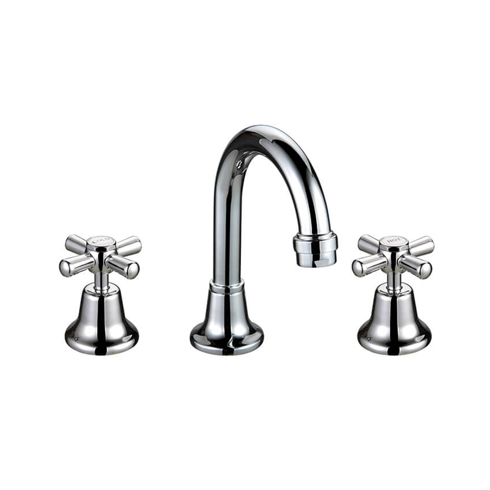 Austworld whitehall basin set chrome