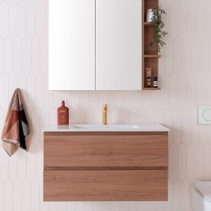 adp glacier all drawer twin centre ceramic top wall hung vanity
