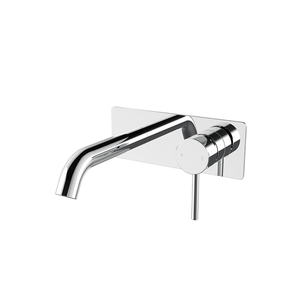streamline arcisan axus pin 150 wall basin mixer chrome