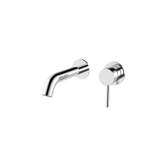streamline arcisan axus pin 150 wall basin mixer chrome