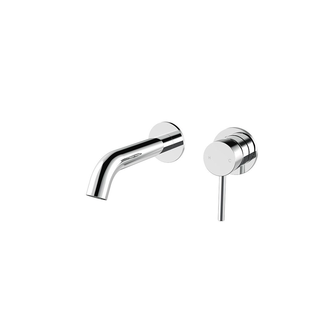 streamline arcisan axus pin 150 wall basin mixer chrome