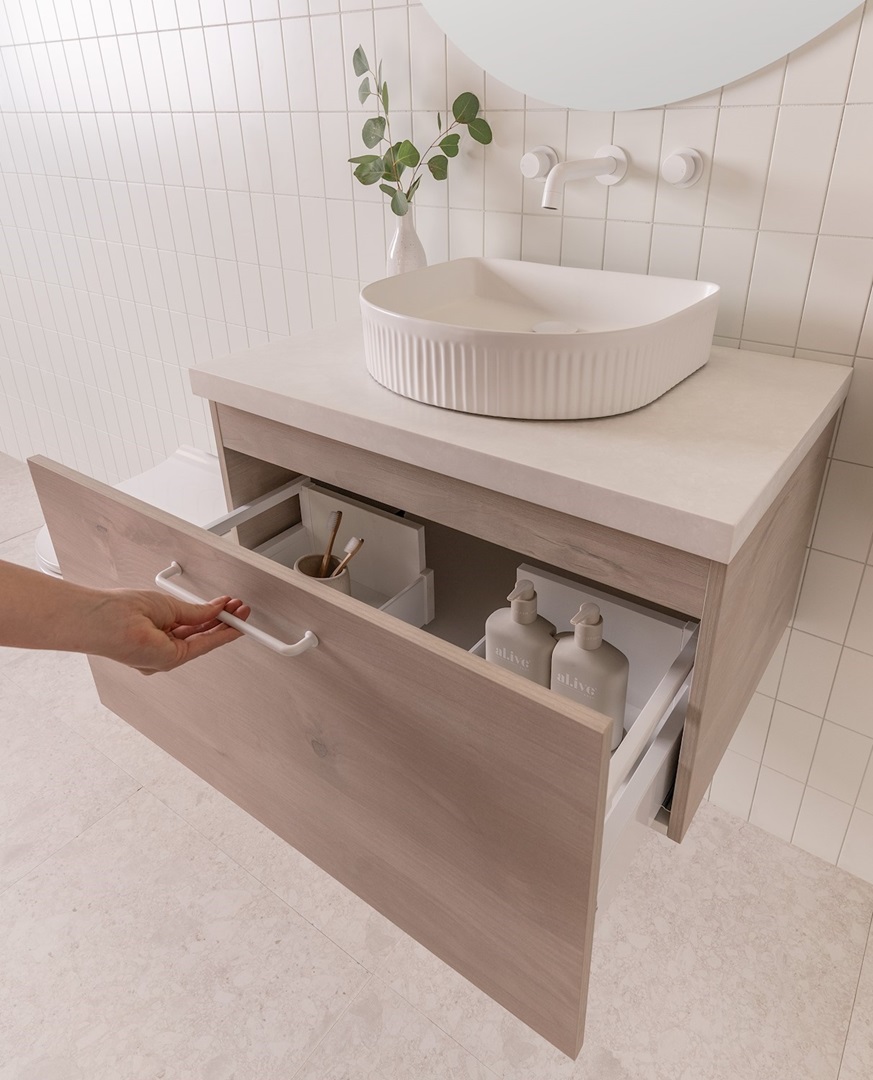 adp glacier all drawer cherry pie vanity internal view