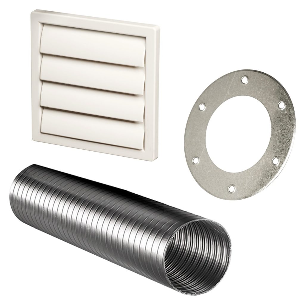 Abey horizontal rangehood flue kit