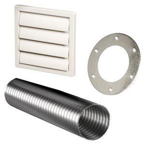 Abey horizontal rangehood flue kit