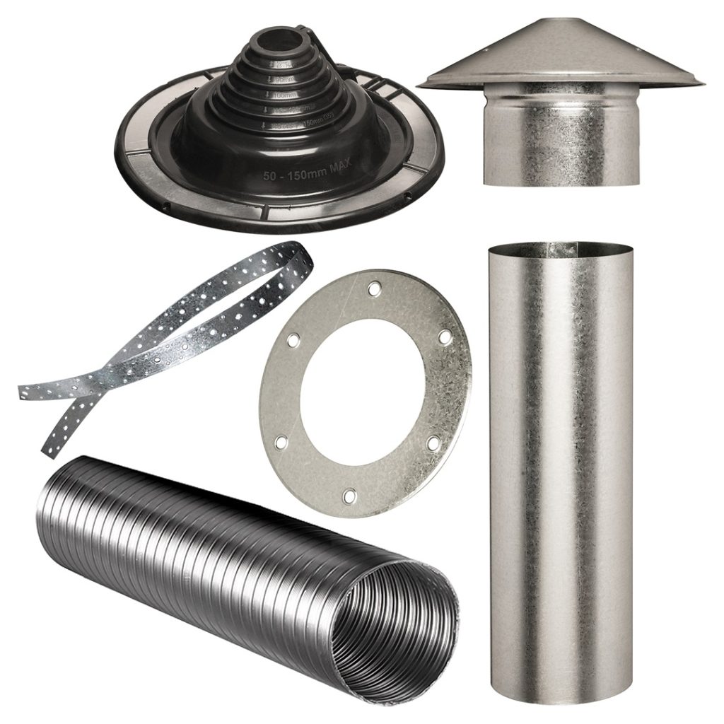 Abey tile roof rangehood flue kit