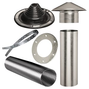 Abey tile roof rangehood flue kit