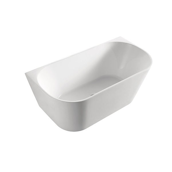 BNK naga cortona back to wall freestanding bath