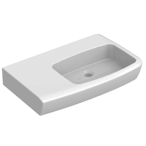 johnson suisse lucca shelf basin 750 left hand shelf