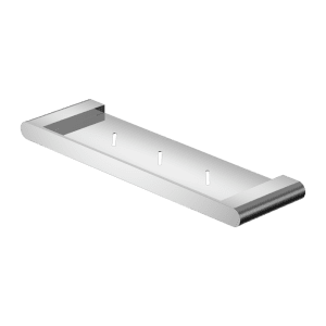 Nero bianca metal shower shelf chrome