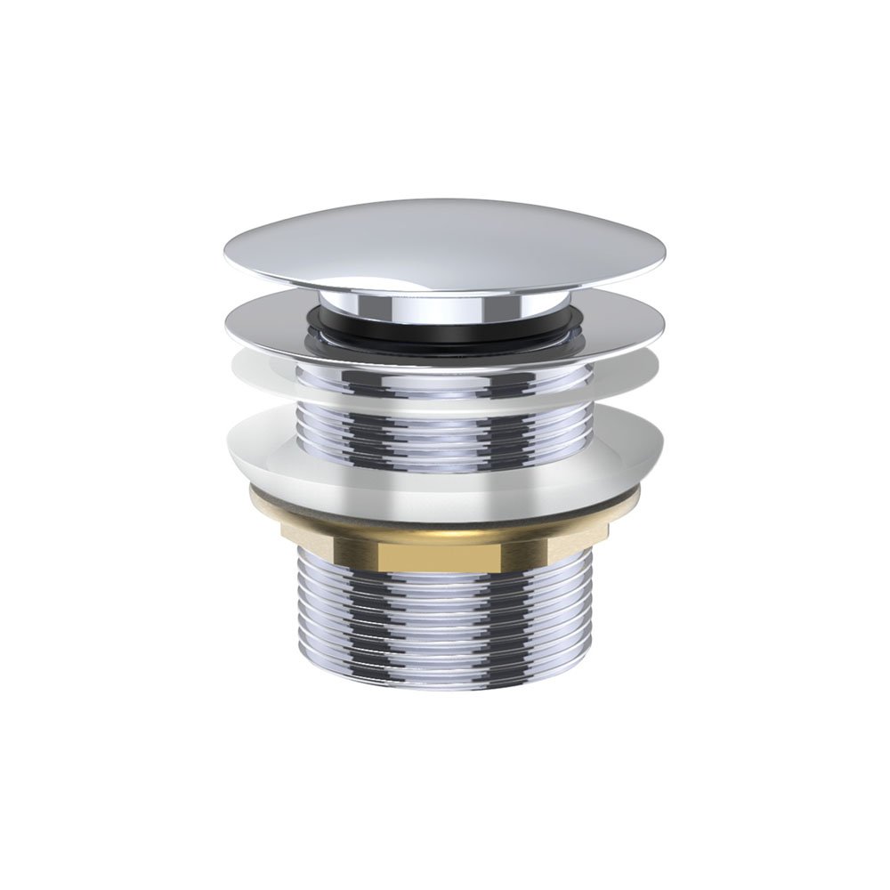 fienza universal bath pull out pop up bath waste chrome