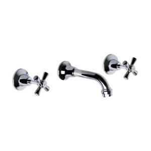 austworld old kent bath set chrome