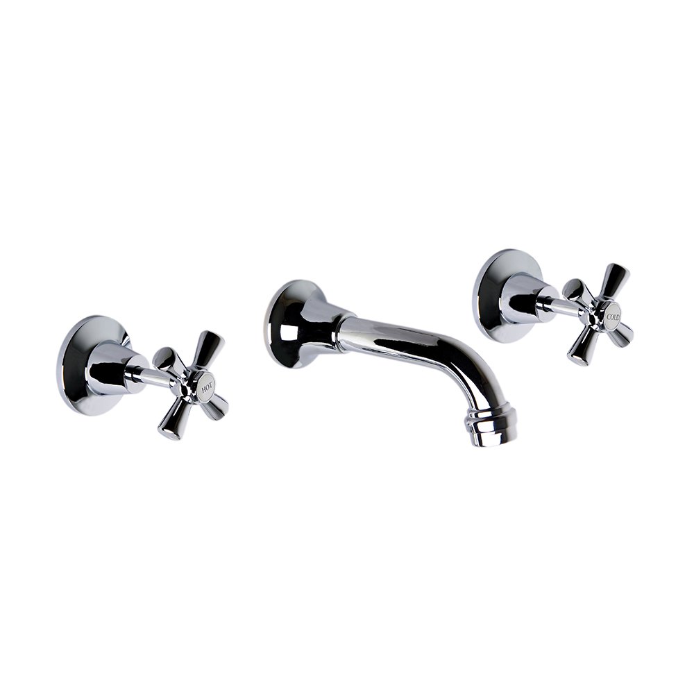 austworld old kent bath set chrome