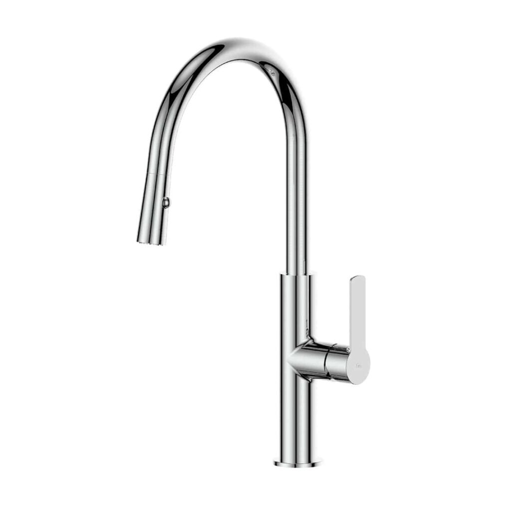 greens astro ii pull down sink mixer chrome