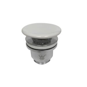 argent ceramic pop up basin waste