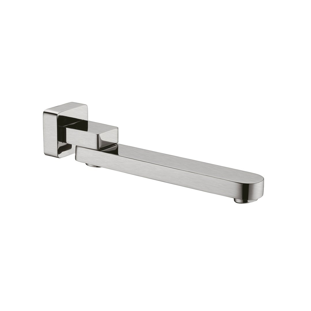 nero bianca swivel bath spout chrome