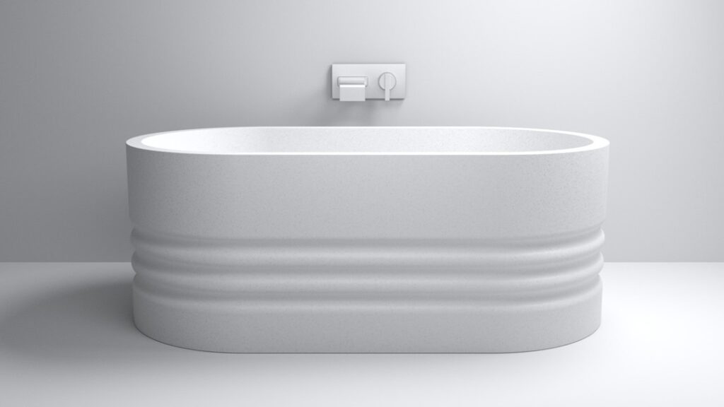 apaiser ode freestanding marble bath