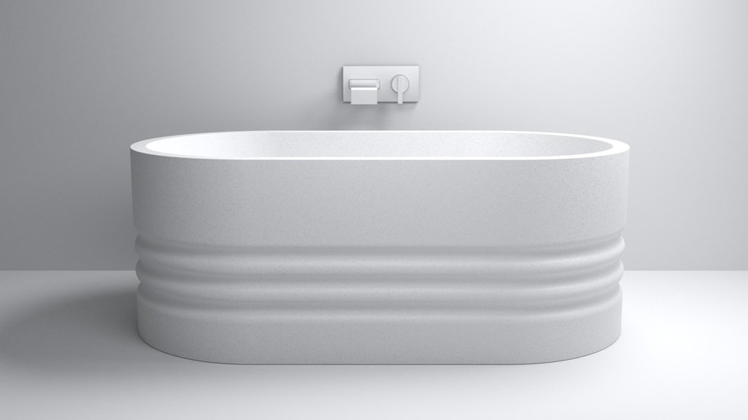 apaiser ode freestanding marble bath