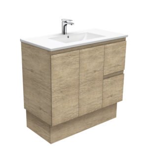 fienza dolce scandi oak 900 vanity on kick