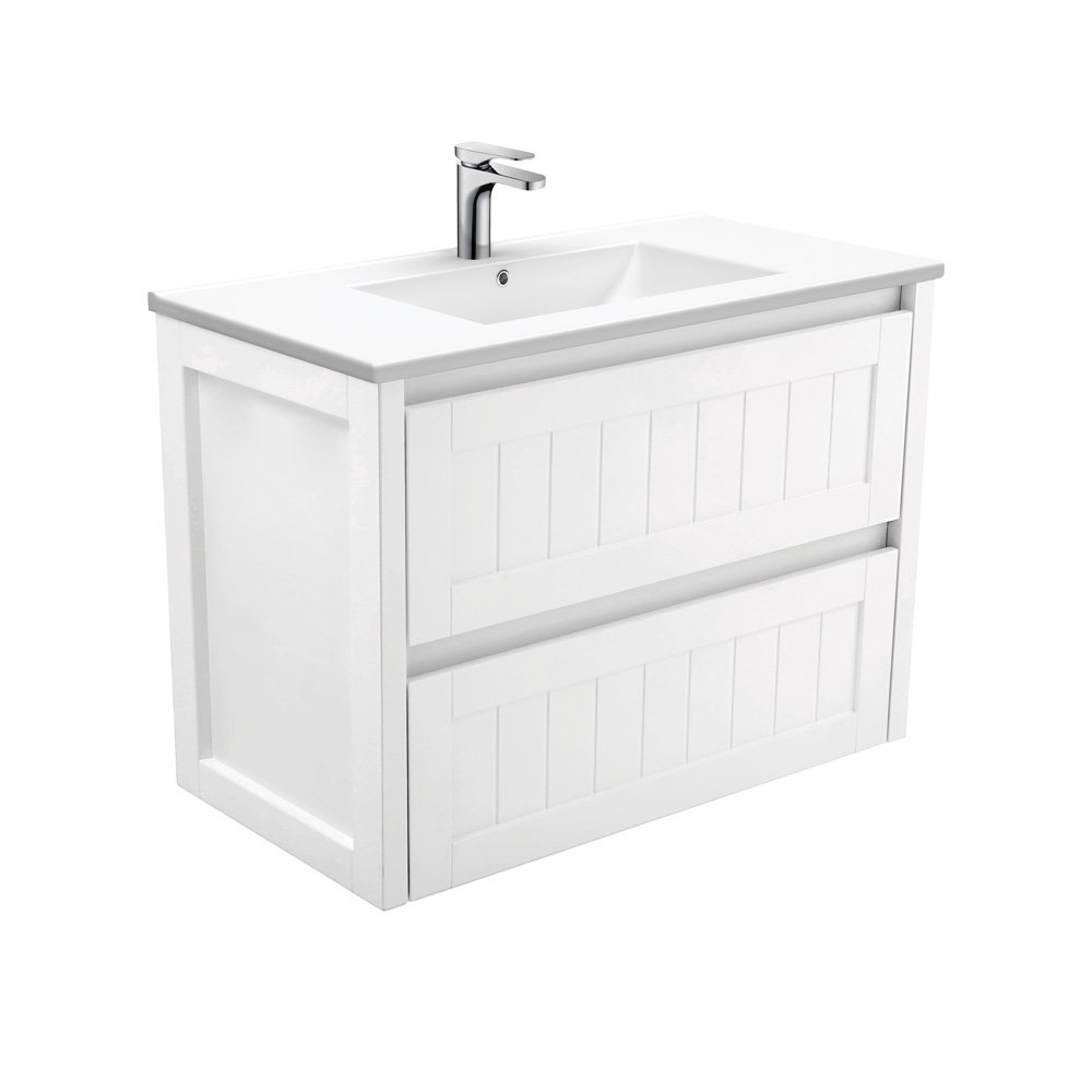 fienza dolce hampton 900 wall hung vanity