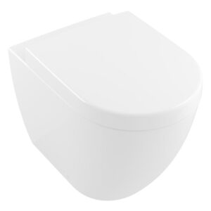 villeroy & boch subway 3.0 wall face toilet pan & seat