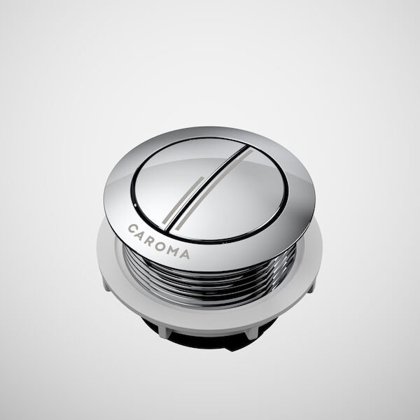 caroma urbane II cistern flush button chrome