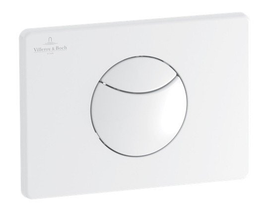 villeroy & boch viconnect e100 flush plate gloss white