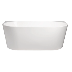 cassa design auris back to wall bath
