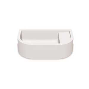 nood co loop 01 wall basin ivory