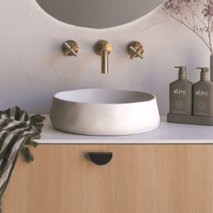 nood co mill surface mount basin ivory