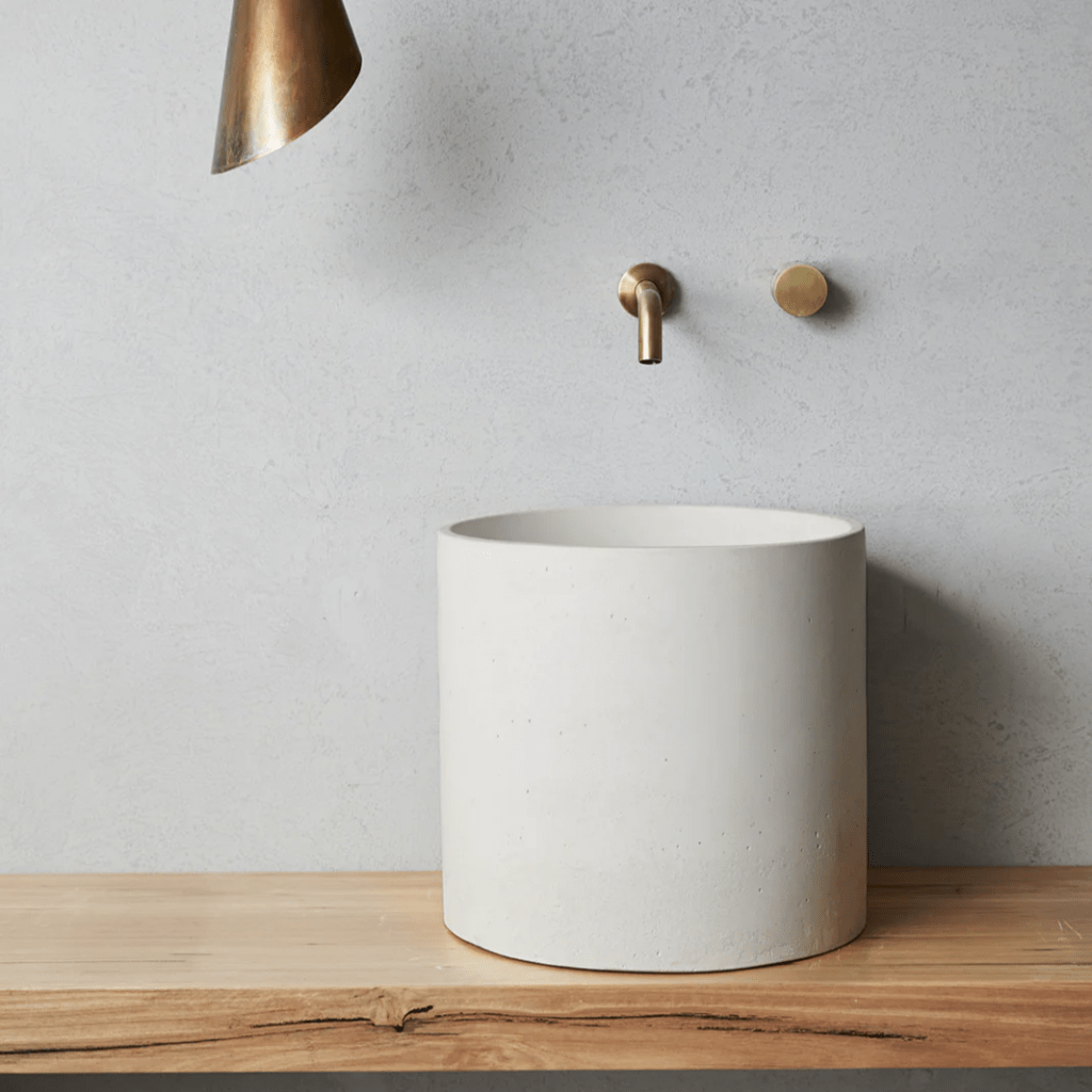 nood co millie surface basin ivory